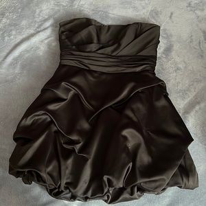 Black Strapless Dress